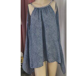 Michael Michael Kors Silk Chain Detail Top